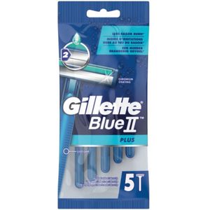 Shaving Razors Gillette Blue Ii Plus 5 Units