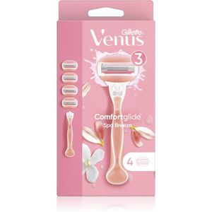 Gillette Venus ComfortGlide Spa Breeze Scheerapparaat + Vervangende Bladen 4st. 1 st