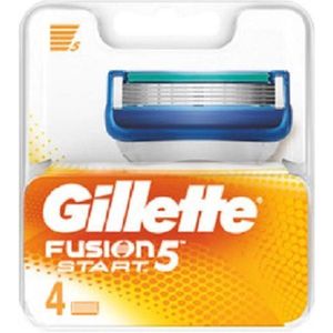 Gillette Fusion 5 Start Scheermesjes 4 Stuks