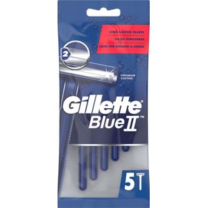 Gillette Blue II wegwerpmesjes (5 stuks)