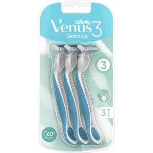 Gillette - Venus 3 Sensitive - Scheermessen - 3 st - Wegwerp