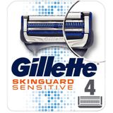 Gillette - Skinguard Sensitive - Scheermesjes - 4 Stuks