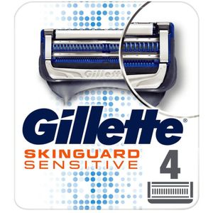 Gillette - Skinguard Sensitive - Scheermesjes - 4 Stuks