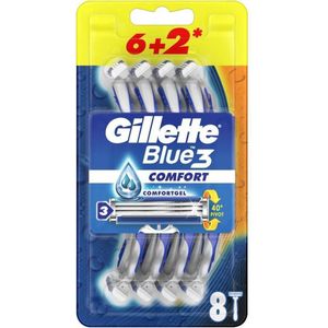 Gillette - Blue 3 Comfort - Scheermesjes - 8 Stk.