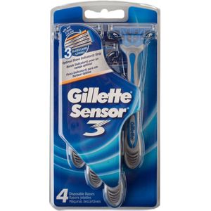 Gillette Sensor 3 Comfort Disposable Razors 4 st