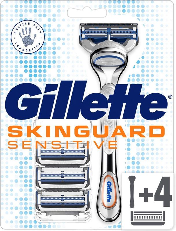 Gillette Skinguard Sensitive Starter Pack 4 st