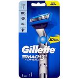 Gillette Mach3 Turbo 3D Scheersysteem Scheermesjes