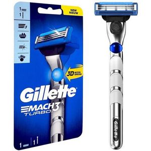 Gillette Mach3 Turbo 3D Scheersysteem Scheermesjes