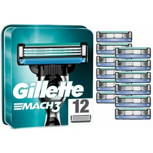 GILLETTE MACH3 SCHEERMESJES - 12 STUKS