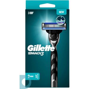 Gillette Mach3 systeem apparaat + 1 reserve mesje