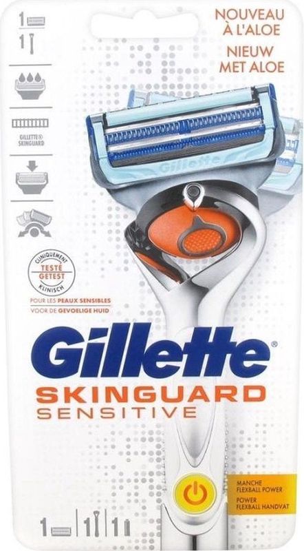Gilette Skinguard Sensitive Power Flexball Scheermesje - 1 stuk