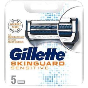 Gillette Fusion Skinguard Sensitive 5 Stuks - Navulmesjes