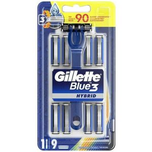 Handmatig scheermesje Gillette Blue3 Hybrid 8 Stuks