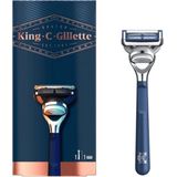 King C. Gillette Scheermes Blue Chrome