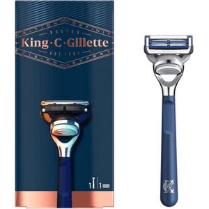 King C. Gillette Scheermes Blue Chrome