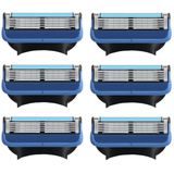 King C. Gillette - Fusion Scheermesjes - 5 Premium Bladen - Voor Gezicht en Contour