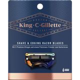 King C. Gillette Scheer- en Contouren 6 Stuks