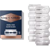 King C. Gillette Double Edge Safety Razor - 10 Navulmesjes