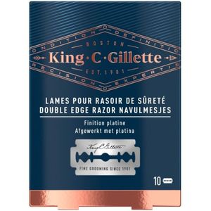 King C. Gillette Double Edge Safety Razor - 10 Navulmesjes