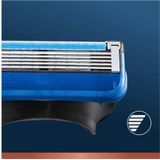 King C. Gillette Gezicht en Contouren Scheermesjes - 3 Navulmesjes