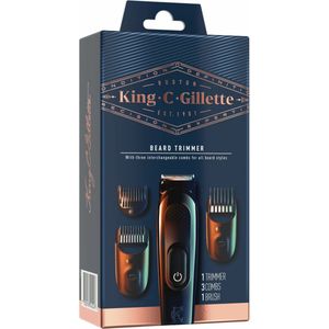 Baardtrimmer King C Gillette + 3 Mesjes