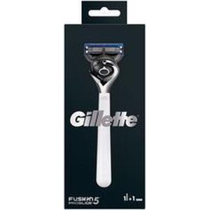 Gillette Fusion5 ProGlide Razor For Men - Gillette Monochrome Collection White