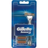 1x Scheermes - Gillette Sensor 3 - Met 6x Scheermesjes