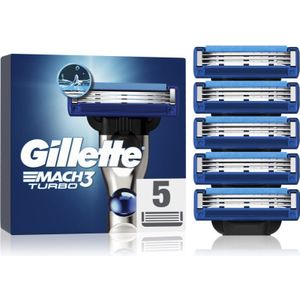Gillette - Mach3 Turbo - Scheermesjes - 5 st