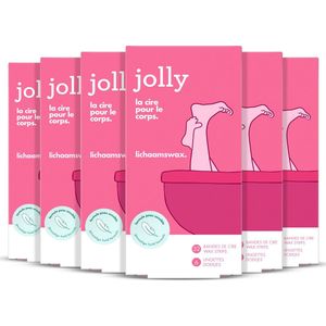 jolly - Body-waxstrips - voor Dames - Voordeelverpakking 6 x 32 stuks