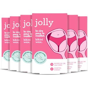 jolly - Bikini Waxstrips - voor Dames - Voordeelverpakking 6 x 24 stuks
