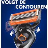 Gillette - Fusion5 Proglide Power - Scheersysteem - Zwart - 4 Mesjes
