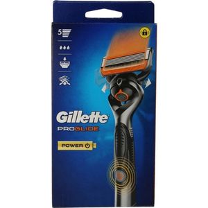 Gillette - Fusion5 Proglide Power - Scheersysteem - Zwart - 4 Mesjes