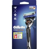 Gillette ProGlide Waterscheerapparaat voor heren + 1 scheermesje, 5 mesjes, cadeau voor heren