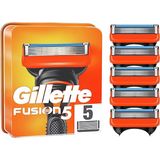 Gillette Fusion 5 - navul verpakking scheermesjes voor Fusion 5 Apparaat - verpakking met 5 reservemesjes !!