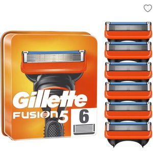 Gillette fusion 5 Lames De Rasoir 6 recharger