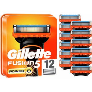 Gillette Fusion5 Power Scheermesjes Voor Mannen - 12 Navulmesjes