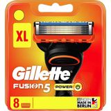 Gillette Fusion5 Power Scheermesjes Voor Mannen - 8 Navulmesjes - XL verpakking