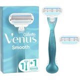 Gillette Venus Smooth Scheersysteem Voor Vrouwen + 1 Navulmesje - Scheermes