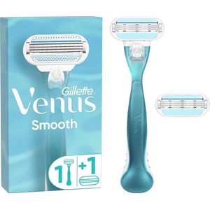 Gillette Venus Smooth Scheersysteem Voor Vrouwen + 1 Navulmesje - Scheermes