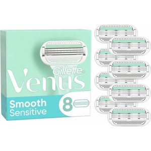 Gillette Venus Smooth Sensitive Aloe Scheermesjes - 8 stuks