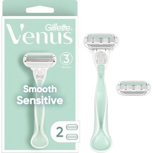 Gillette - Venus Smooth - Scheersysteem - 2 Mesjes - 1 Stuk