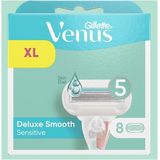 Gillette Venus Deluxe Smooth Sensitive scheermesjes voor vrouwen - 8 Navulmesjes