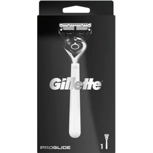 Gillette - ProGlide - Scheerapparaat - Zwart en Wit - Ergonomisch Ontwerp