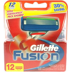 Gillette – Fusion5 – Scheermesjes/Navulmesjes - 12 Stuks