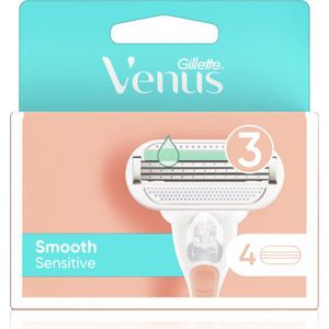Gillette - Venus Smooth Sensitive - Scheermesjes - 4 Stuks