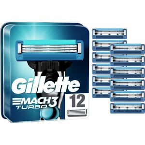 Gillette Scheermesjes Mach3 Turbo 12 stuks