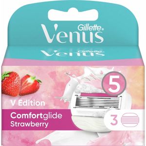 Gillette Venus Scheermesjes Comfortglide Strawberry 3 stuks