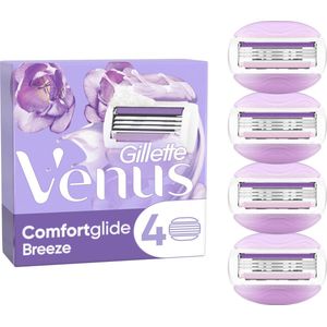 Gillette Venus Comfortglide Breeze Scheermesjes Voor Vrouwen - 4 Navulmesjes
