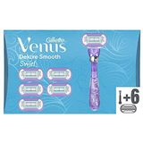 Gillette - Venus Deluxe Smooth Swirl - Scheersysteem - Voor Vrouwen - 5 Scheermesjes