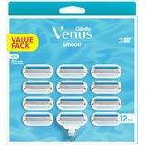 Gillette Venus Smooth Navulmesjes - 12 stuks